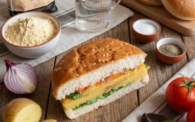 Panfrittata Senza Uova con Farina di Ceci e Patate