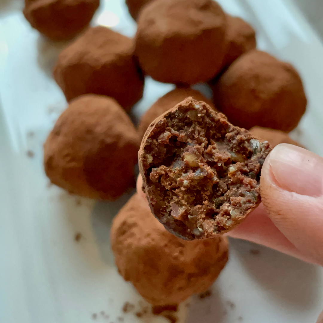 Tartufini con castagne cotte a vapore Zanut