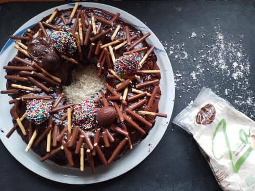 Nido cioccolatoso con farina di castagne Za di Molino Zanone
