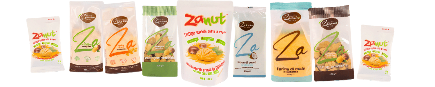 Nove prodotti Molino Zanone tra cui gli Zanut e le farine
